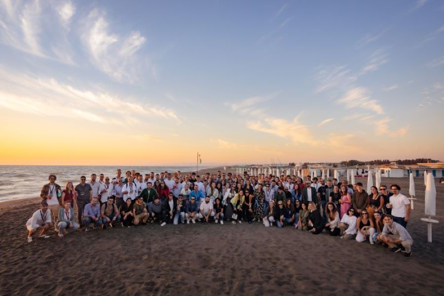 A team-building event on the beach for BIP