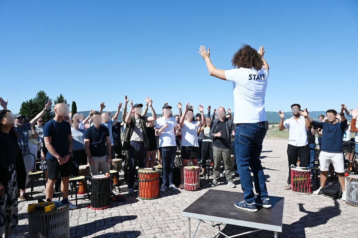 Team Building with Rhythm: The power of a drum circle