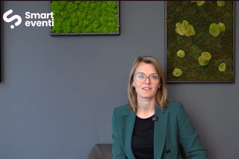 Susanne De Bock talks about the event organised by Smart Eventi in Como