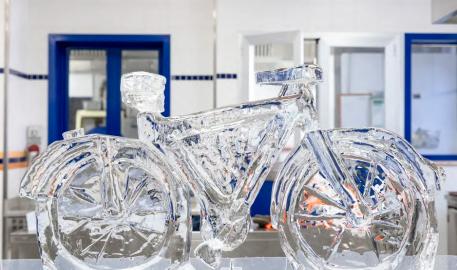 Sculpt your team's success by creating a customized ice sculpture!