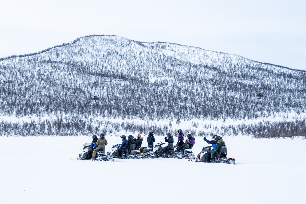 Team building snowmobile